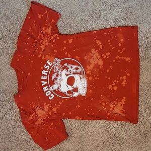 Custom Reverse Dye Unisex Converse Tee Size S